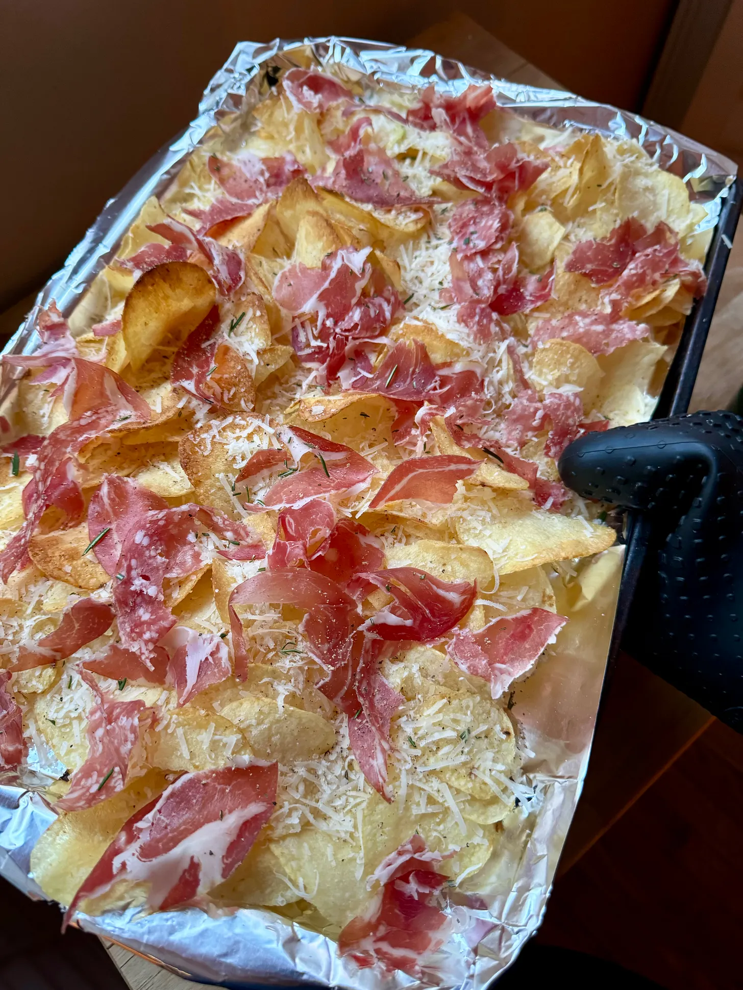Prosciutto Parmesan Pepper “Nachos”